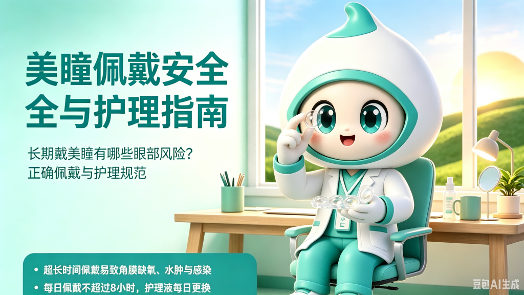 美瞳佩戴